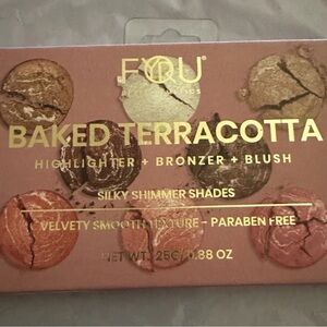 Focallure Baked Shimmer Mirrored Makeup Palette (Highlighter Bronzer Blush!  $39